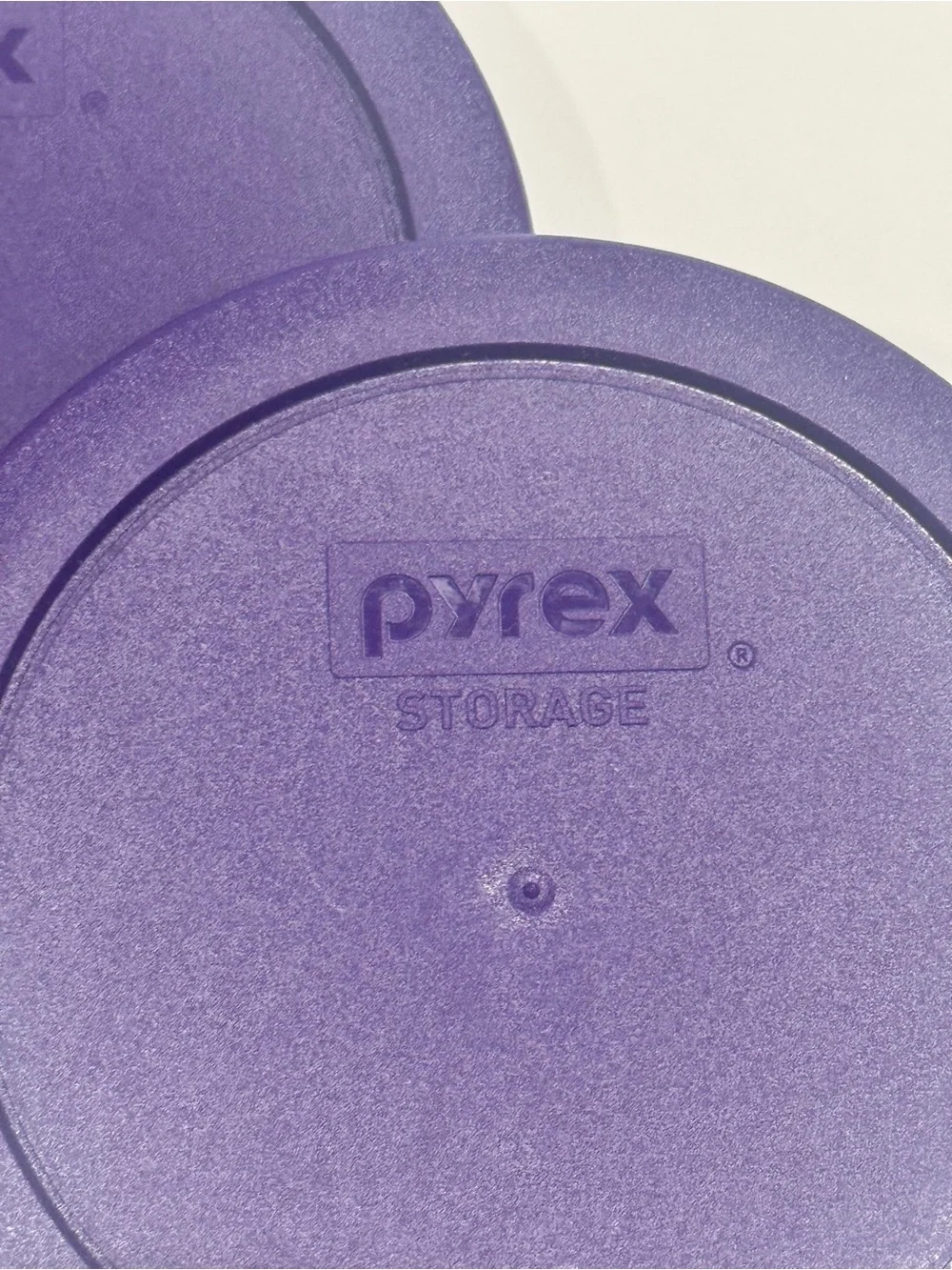 Pyrex 7201-PC 4 Cup Purple Food Storage Replacement Lid (2-Pack) - 2-Pack
